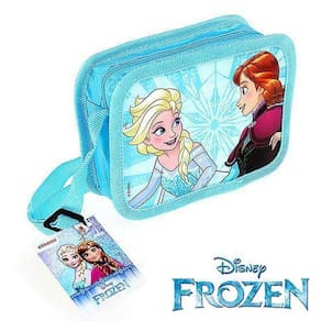 Bolsa De Vinil Infantil Retangular Frozen 16X11,5Cm