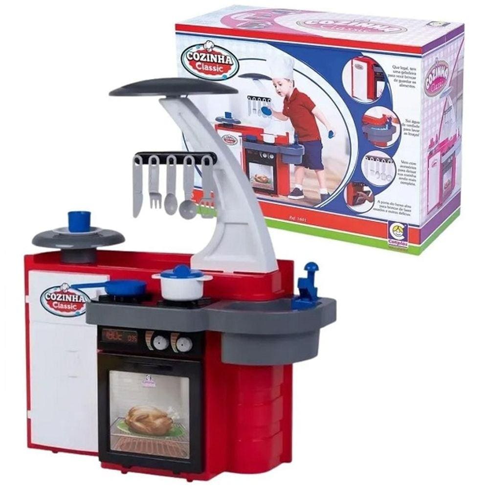 Cozinha Classic Menino com Fogao Pia Armario Cotiplas 2437
