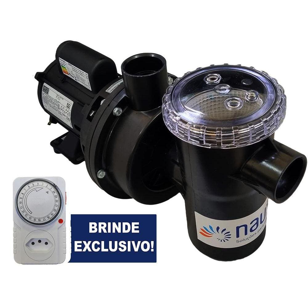 Motobomba Para Piscina 1/2 Cv Nautilus Nbfc-2 Weg 110 / 220v
