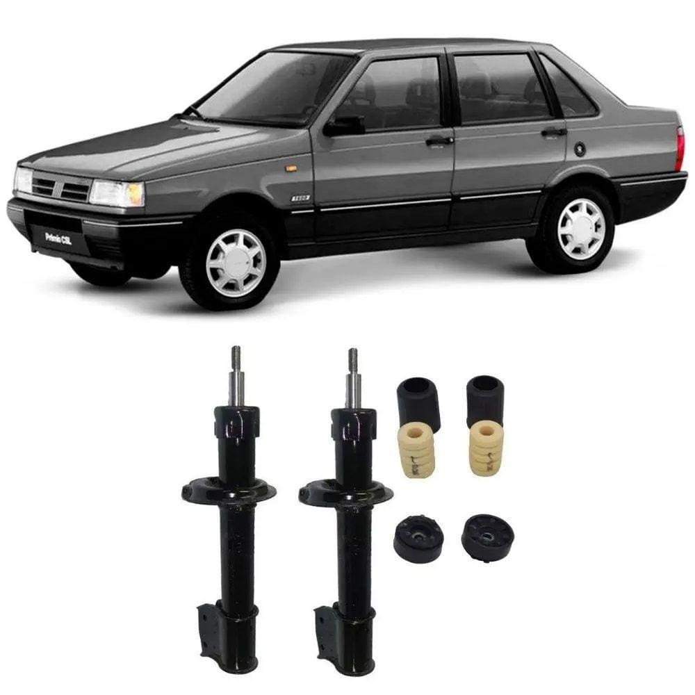 Amortecedor + Kit Batente Fiat Premio Dianteiro 1989 Até 1996 O Par