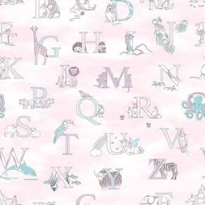 Papel de Parede Just 4 Kids Alfabeto G56538 - Rolo: 10m x 0,52m