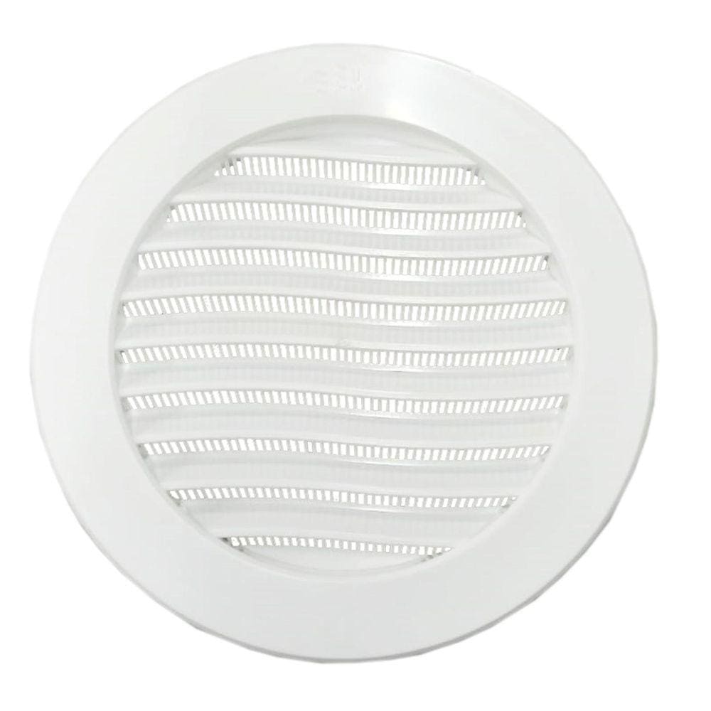 Grelha De Ventilação 100Mm Com Tela Integrada