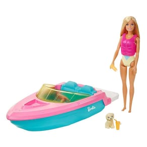 Boneca Barbie Passeio de Barco com Pet - Mattel GRG30