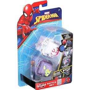 Battle Cubes Spiderman Gwen Aranha Vs. Duende Verde Estrela