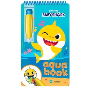 Livro de Colorir com Água - Aqua Book Baby Shark
