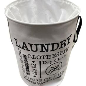 Cesto De Roupa Dobrável Tecido 45X45X60 Cm - Smart Laundry