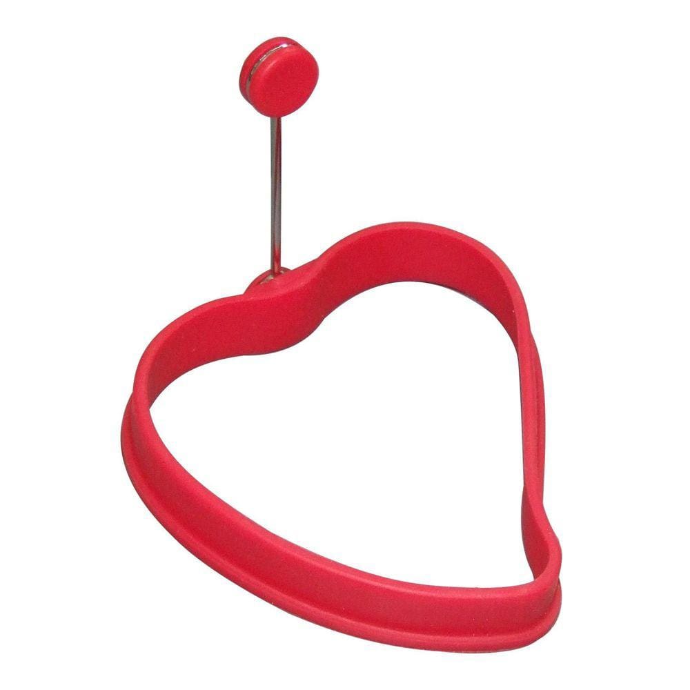Modelador De Silicone Ovo Panqueca De Coração 11Cm