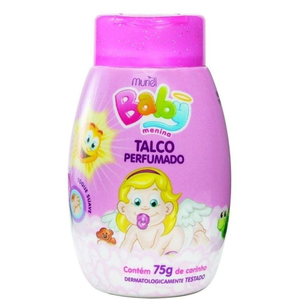 Talco Perfumado Baby Muriel 75Gr Menina