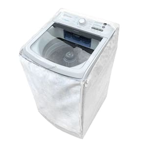 Capa Maquina de Lavar Electrolux LED 13kg e 14kg Ziper Branca