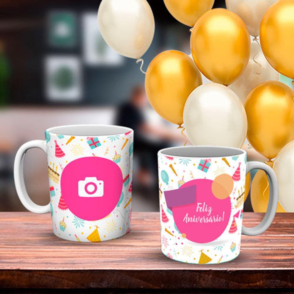 Caneca Personalizada Aniversário 10