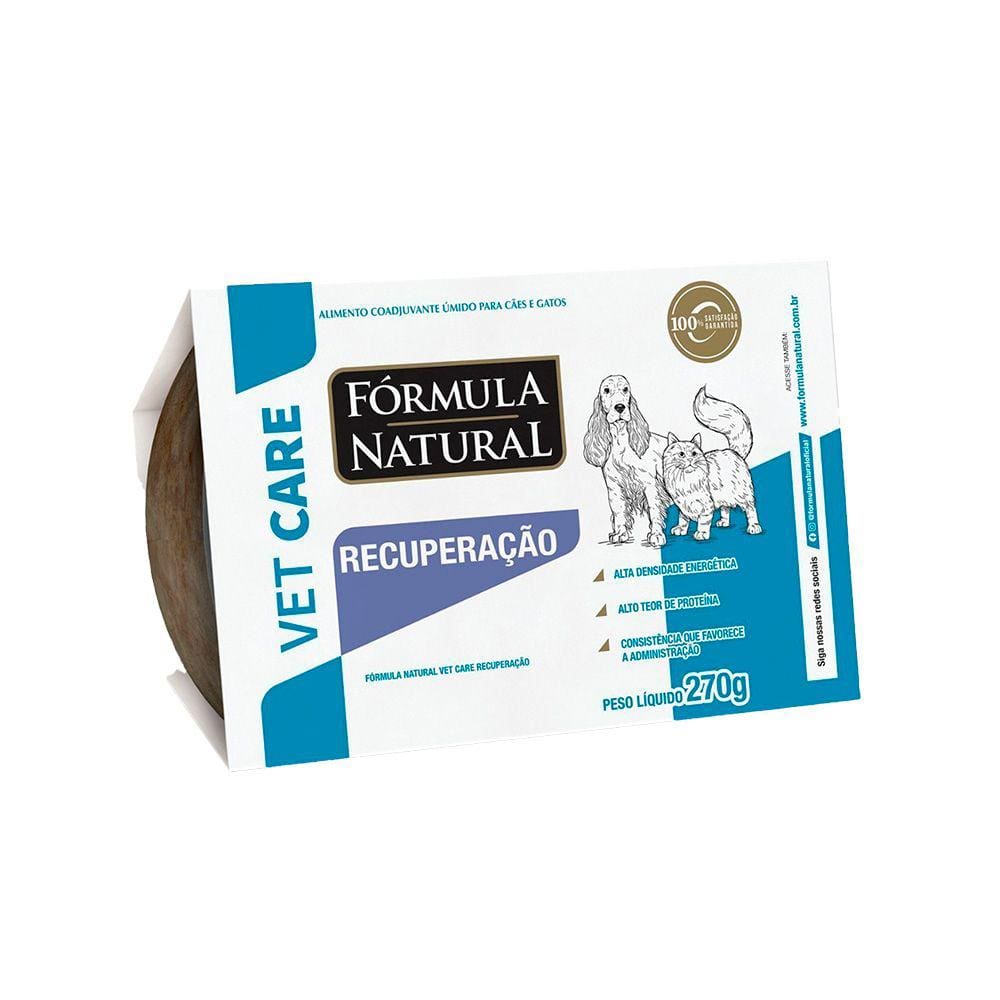 Ração Úmida Fórmula Natural Vet Care Cães & Gatos Recuperação – 270g