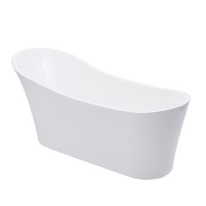 Banheira Freestanding Imersao Azurita Pingoo.casa - Branca