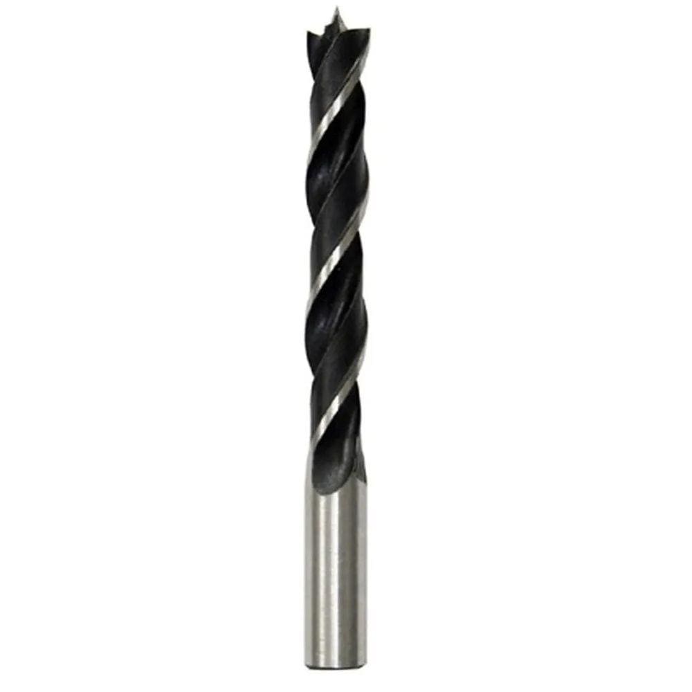 Broca de aço carbono 3 pontas para madeira furadeira martelete 8mm - Starfer