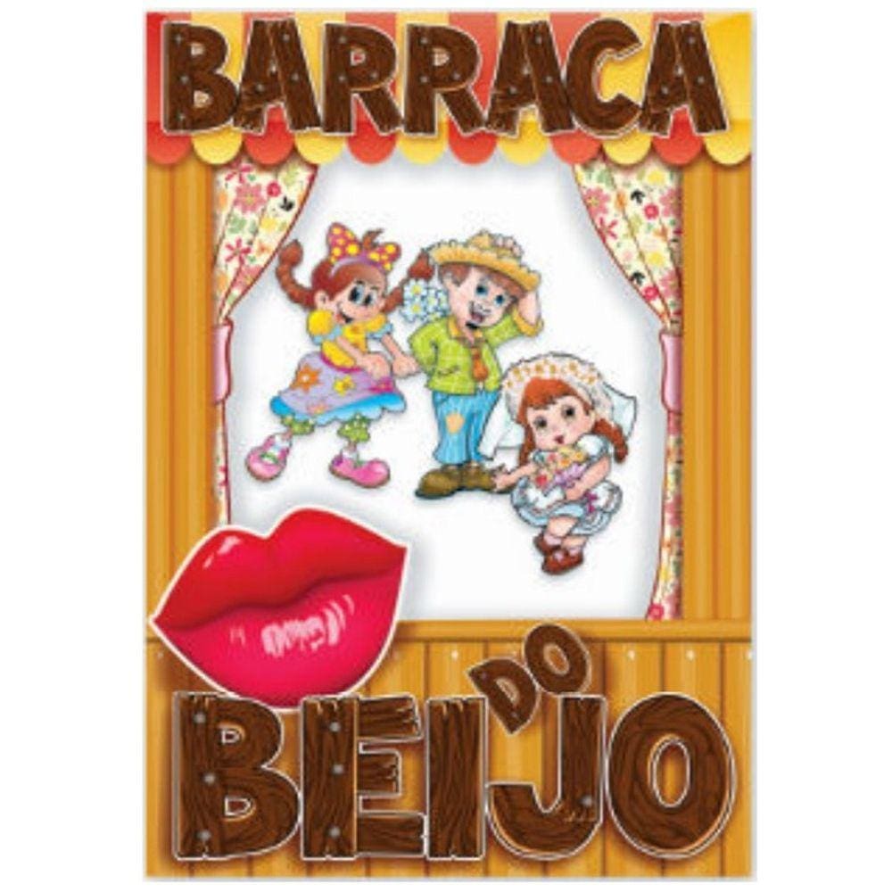 Painel Display Barraca Do Beijo Festa Junina