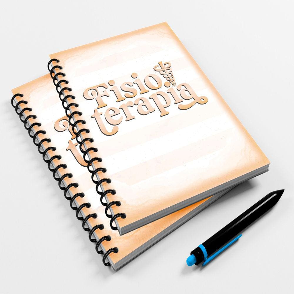 Caderno Universitário 96fls Profissão Luxo Fisioterapia Mod2