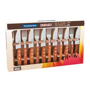 Kit Churrasco 12 Peças Jumbo Garfo Faca 22399/063 Tramontina
