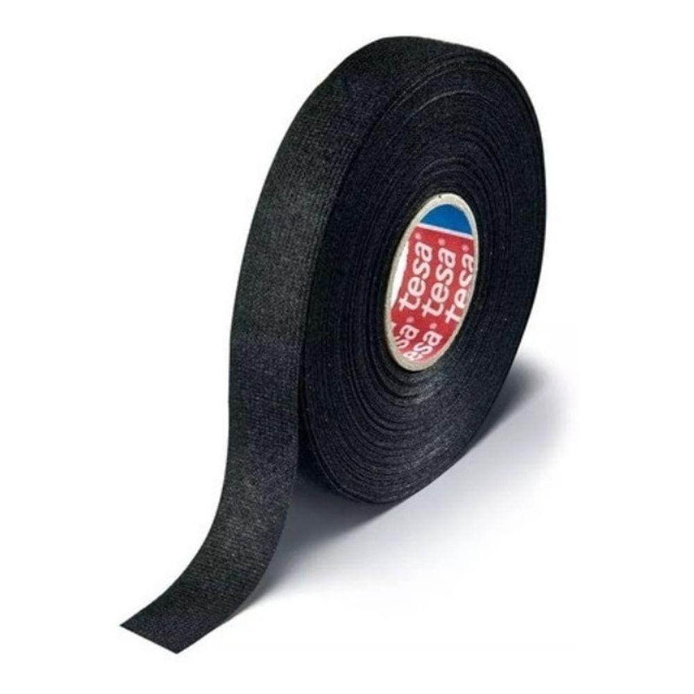 Fita Isolante De Tecido Para Chicote 25mx19mm Preto Tesa