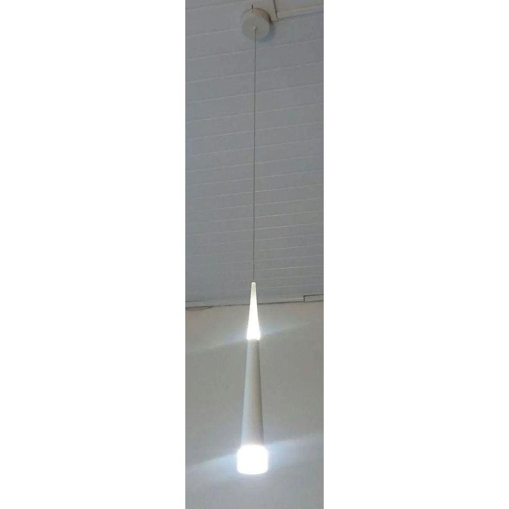 Pendente Moderno Led Cinza Fosco