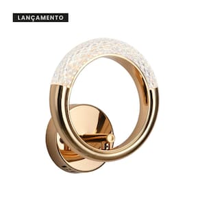 ARANDELA DIAMOND ROSE GOLD D21cm