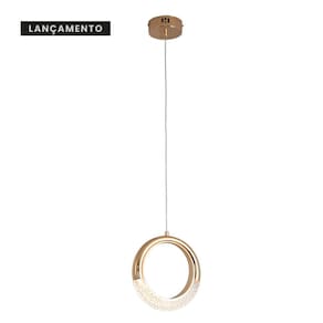 PENDENTE DIAMOND ROSE GOLD ANEL D21cm