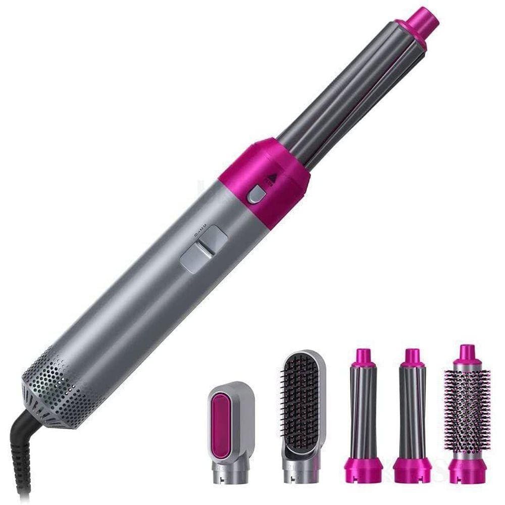 Secador Multifunção 5 Em 1 Alisa/Modela/Escova/Ondula Bivolt