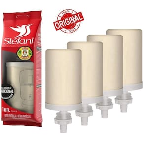 Kit 4 Velas Refis Filtro Barro Stéfani São João Tradicional