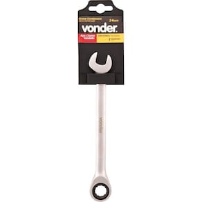 Chave Combinada Com Catraca 08Mm Cromo Vanádio - Vonder