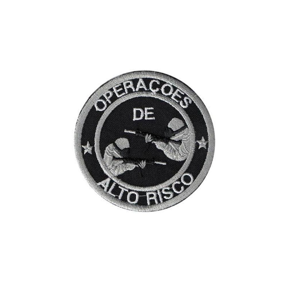 Patch Bordado Operações De Alto Risco Com Fecho De Contato
