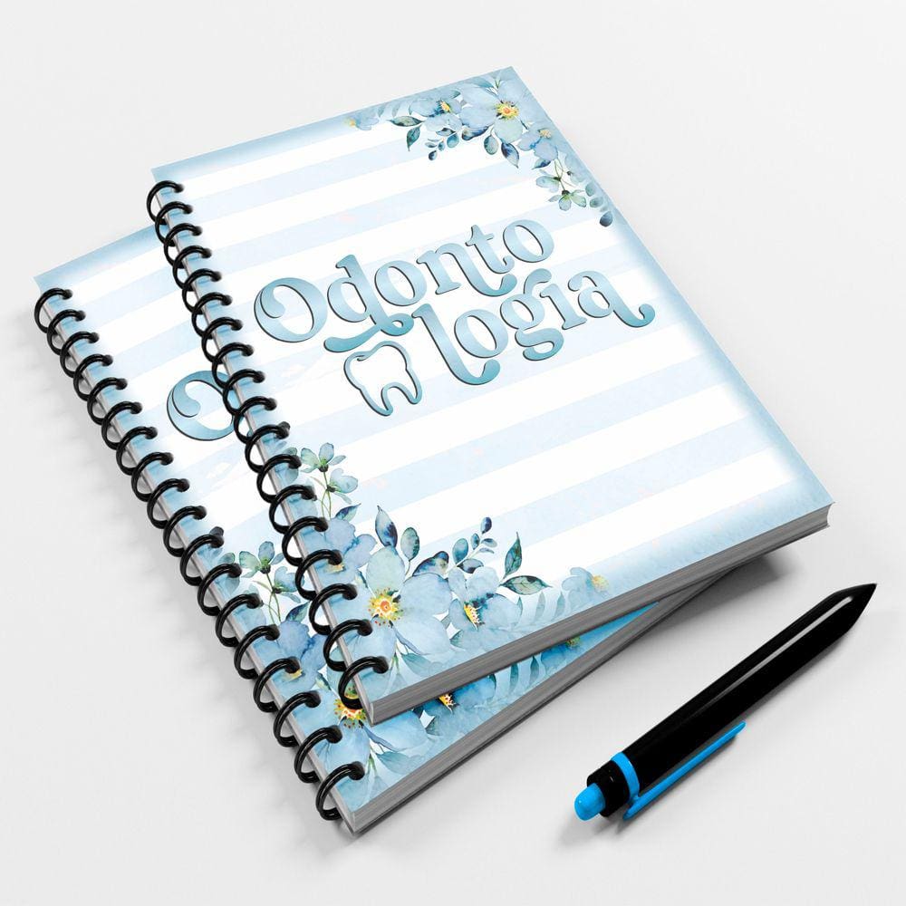 Caderno Universitário 96fls Profissão Luxo Odontologia Mod 1
