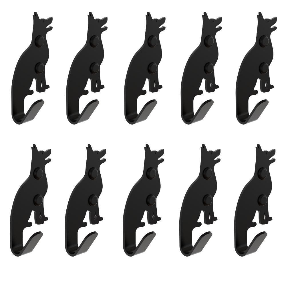 Kit 10 Ganchos De Parede Decorativo Pendurador De Bolsa C.P