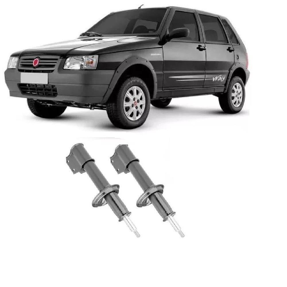 Par de Amortecedores Dianteiro Fiat Uno Furgão 13 8V Fire 2P de 2003 a 2004