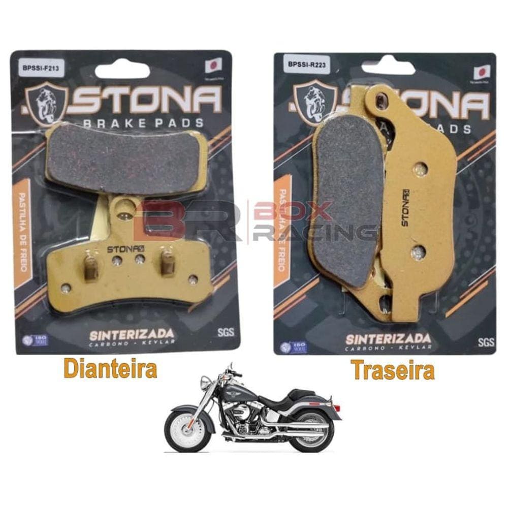 Pastilha freio D/T FLSTF Fat boy/Special/Deluxe 1690 2013