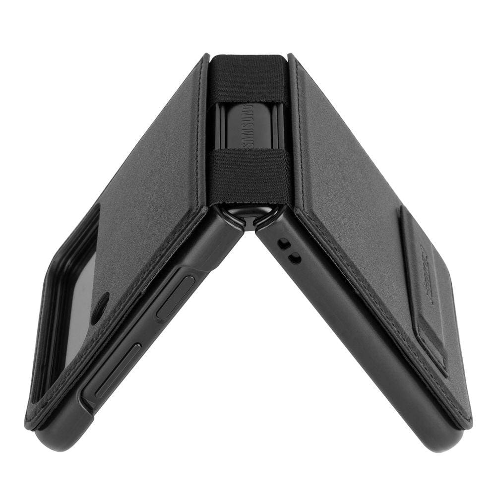 Capa Capinha Nillkin Qin Para Galaxy Z Flip 4 5g Case Couro