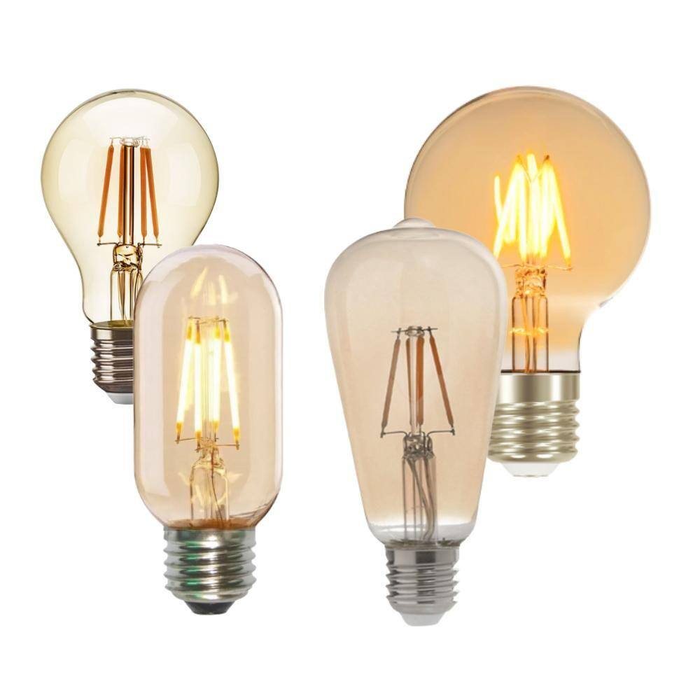 Lâmpada Vintage Retrô LED Filamento 4w Âmbar Bivolt E27