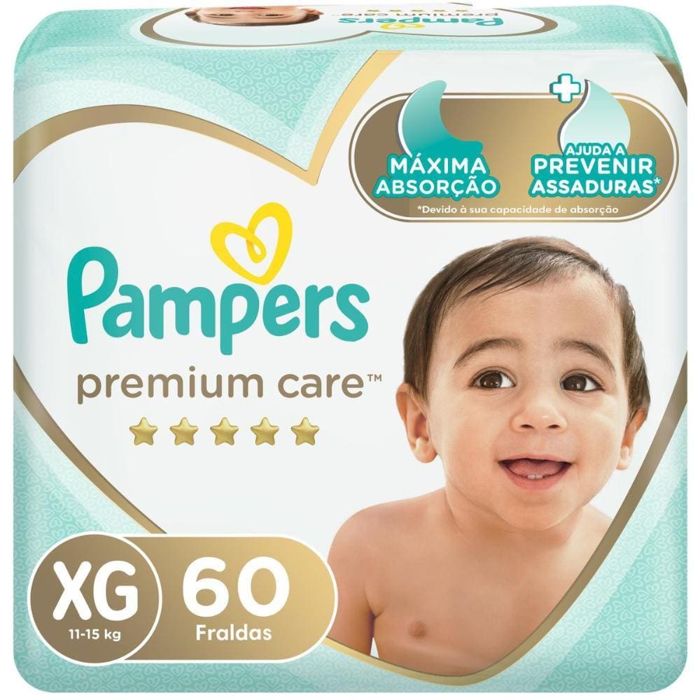 Fralda Descartável Mili Mega Love&Care Tam: M - 2 Pacotes c/52 fraldas  (Total: 104 fraldas) Mili Infantil