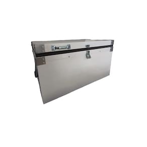Caixa Térmica Cooler 49 Litros Aço Galvanizado Branco