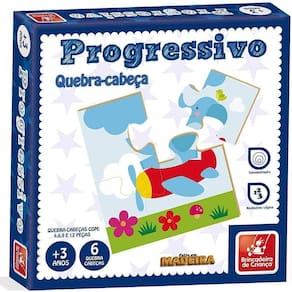 Quebra Cabeça Progressivo - Brincadeira de Criança