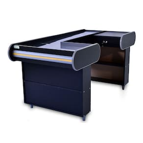 Check Out 180 Dark Preto Artlux Corredor Inox Padrão F Amare