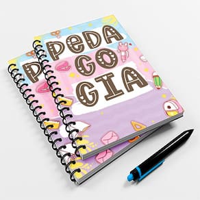 Caderno Universitário Color 96fls Profissão Pedagogia