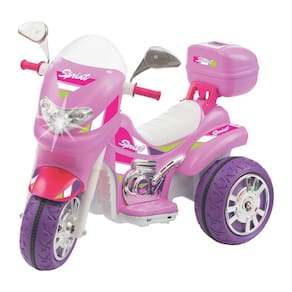 Moto Biemme Sprint Turbo Pink 12v com Capacete