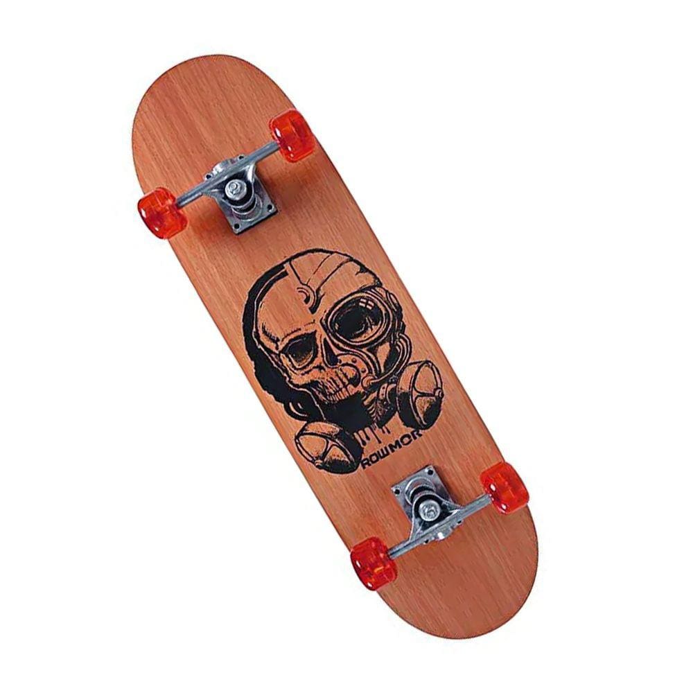 Skate Iniciante Mor Estampas Caveira Toxica