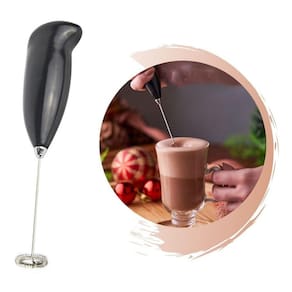 Mini Mixer Misturador Bebida Elétrico Shake Chocolate Prático
