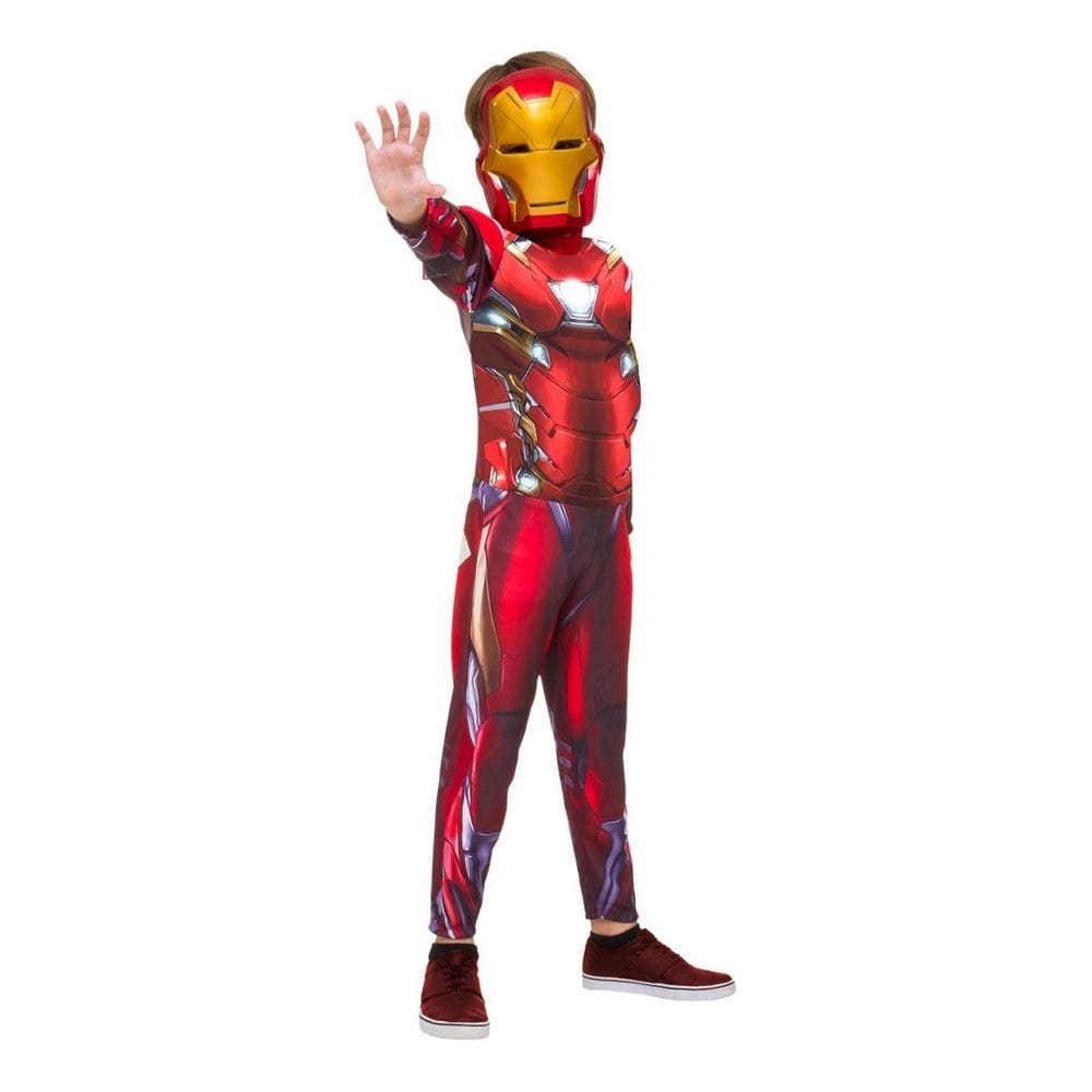 Fantasia Homem De Ferro Iron Man Longa Infantil Guerra Civil