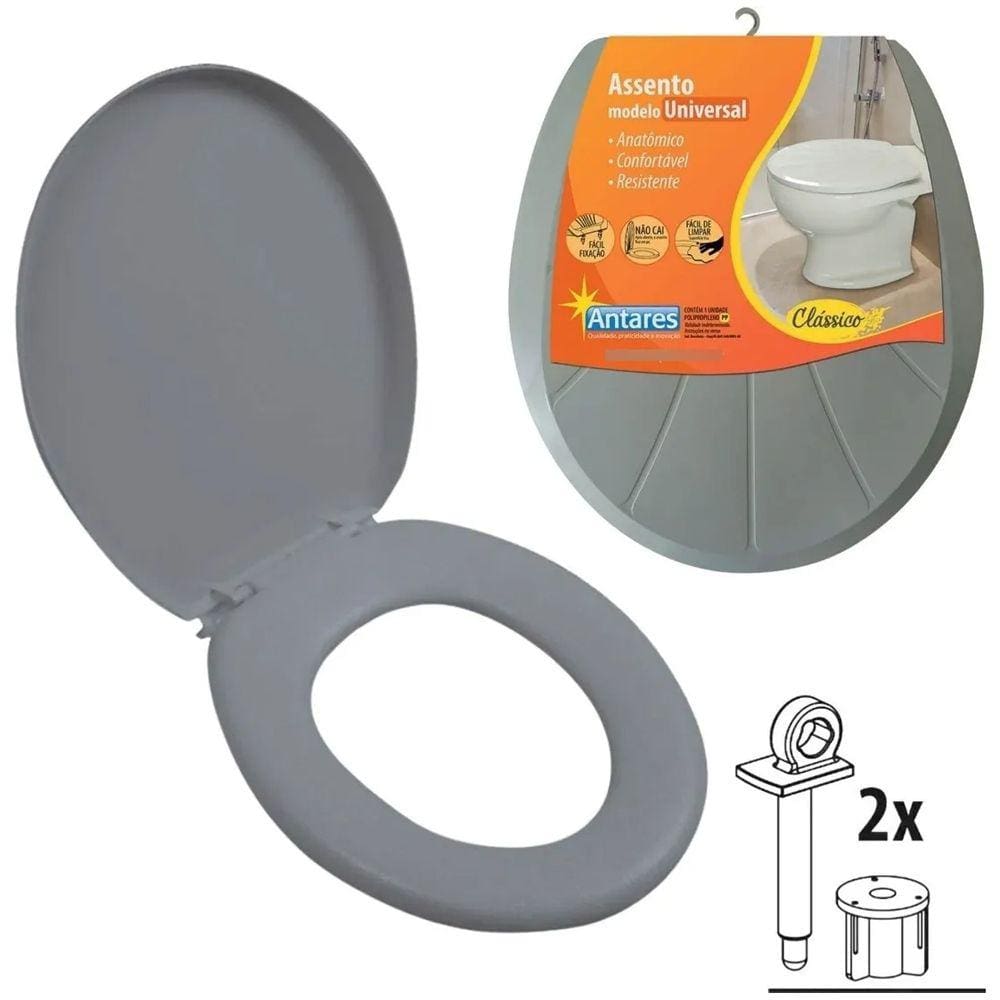 Assento Tampa de Vaso Oval Sanitário Universal