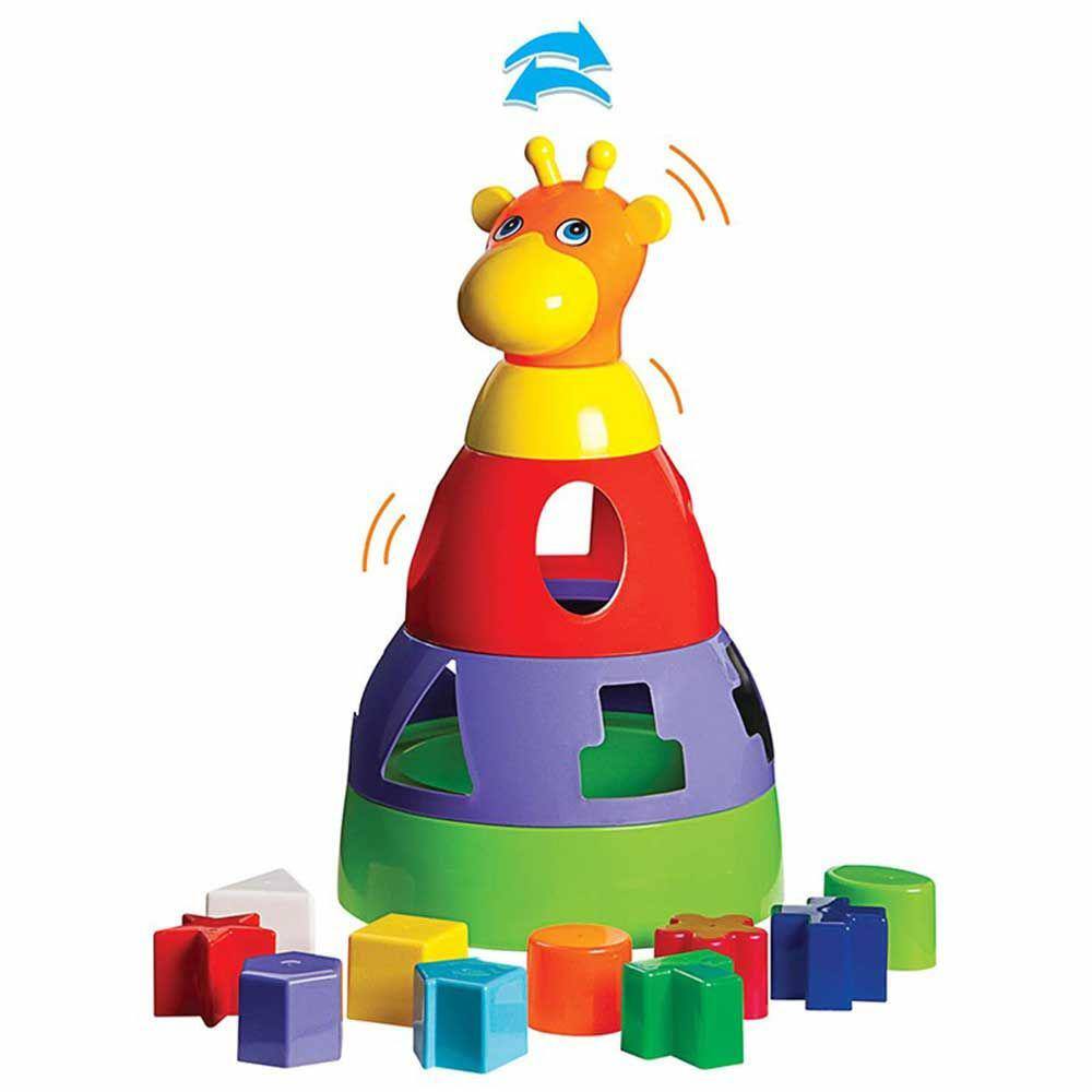 Encaixe de Formas - Baby Didático - Girafa Didática - Mercotoys