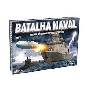 Jogo Infantil Batalha Naval Grande Tabuleiro Brinquedo Criança