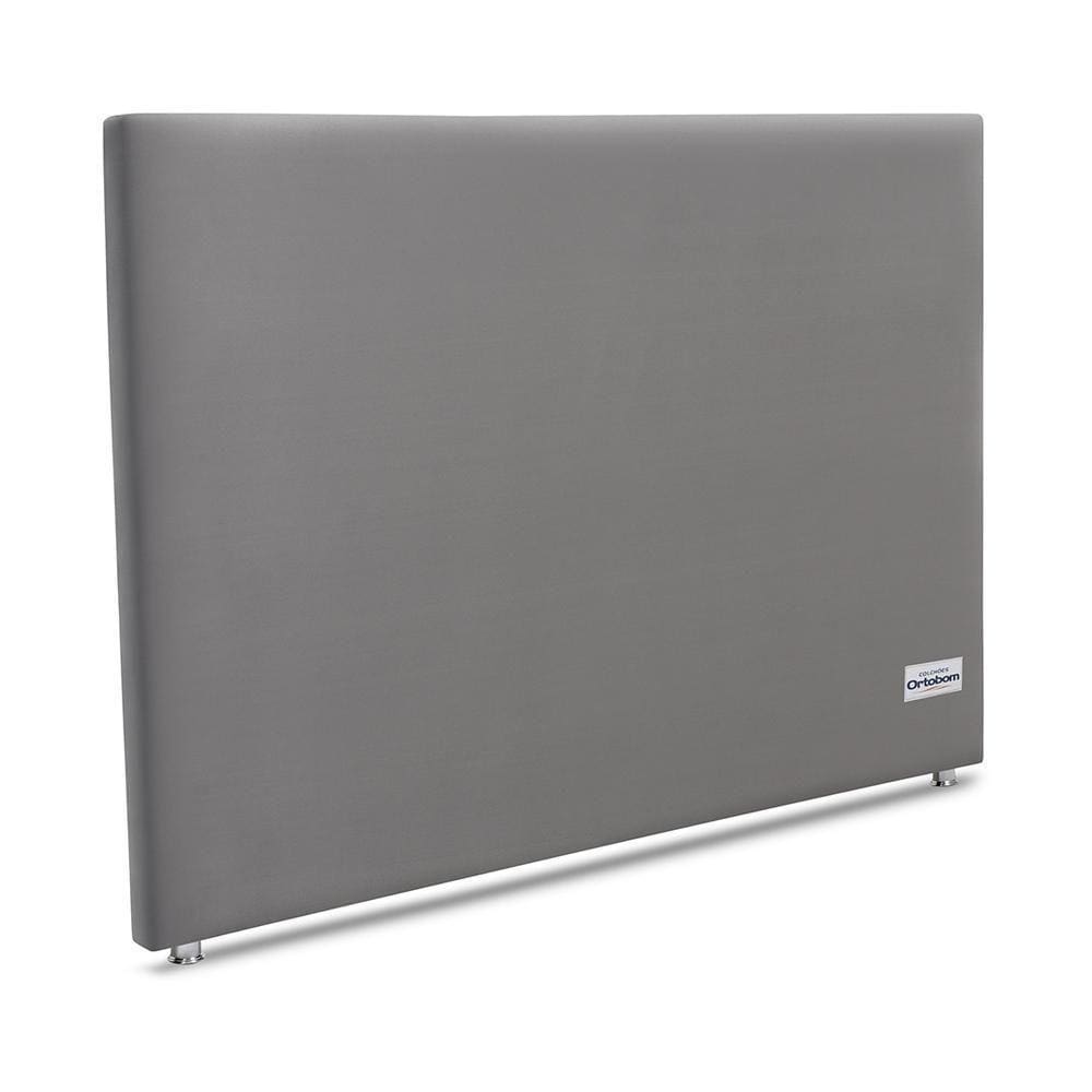 Cabeceira Sena Veluto Cinza Super King 12x195x125 Camurça