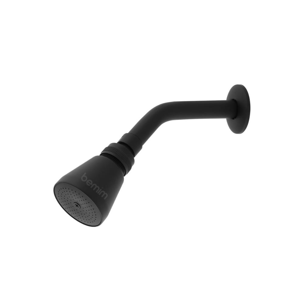 Chuveiro Frio 6cm Black Tubo Inox