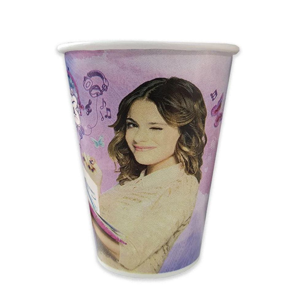 Copos Descartáveis Festa Violetta Disney 330Ml 8Un