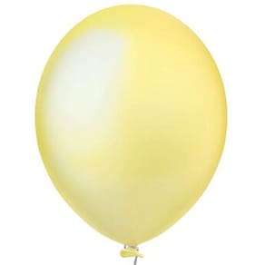Balão de Látex Prime Marfim - 12 Polegadas - 25 Unidades